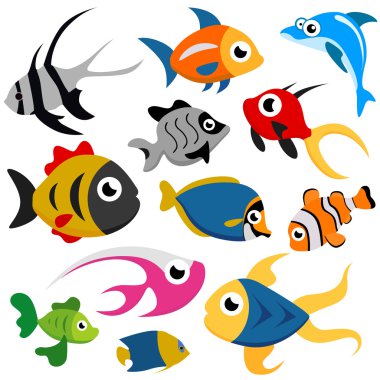 Cartoon fish clipart