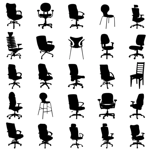 Moderne stoelen — Stockvector