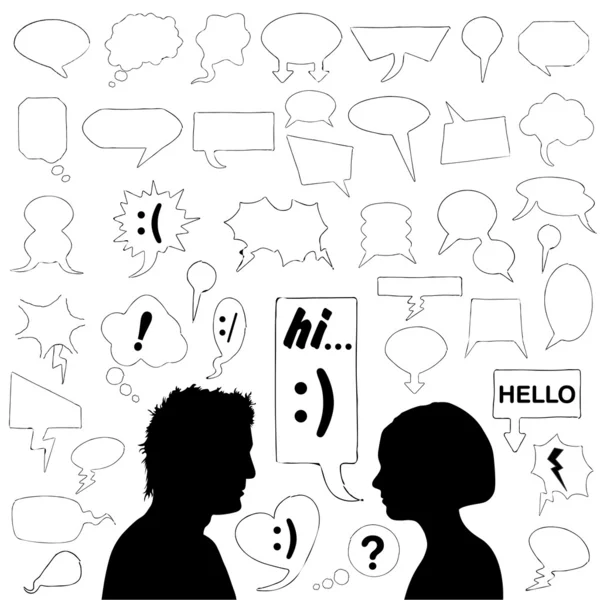 Bulles de conversation — Image vectorielle