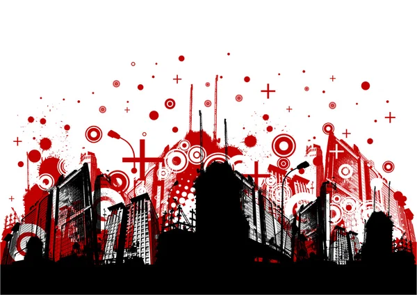 Abstract city — Stock Vector