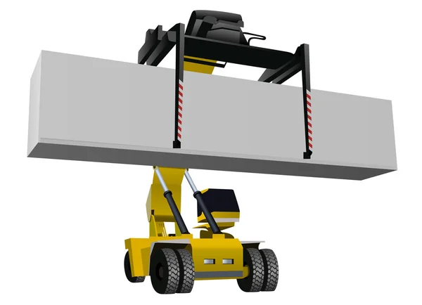 Forklift vector illustration — Stock Vector