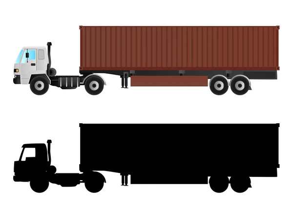 Вантажівка вектор — стоковий вектор