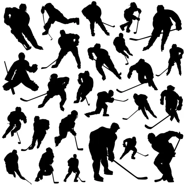 Hockey players — Stock Vector