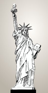 Liberty status illustration clipart