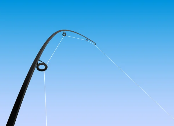 Fishing rod — Stock Vector
