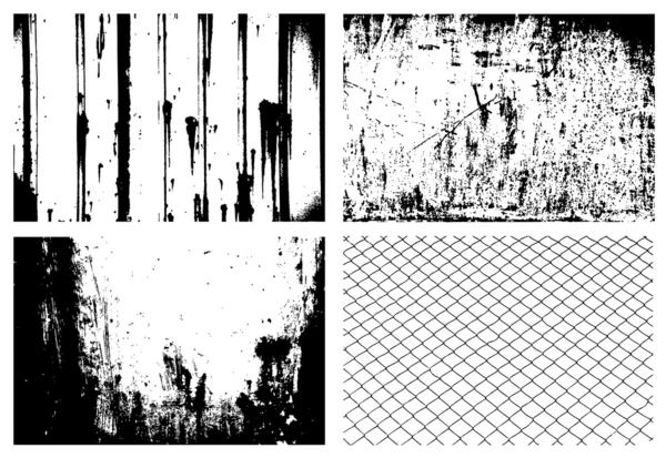 Conception de textures Grunge — Image vectorielle