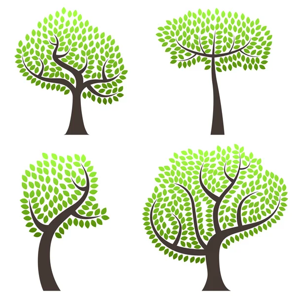 Árvores abstratas — Vetor de Stock