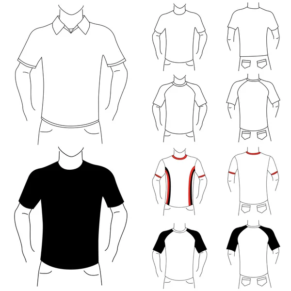 Modèle de vêtements — Image vectorielle