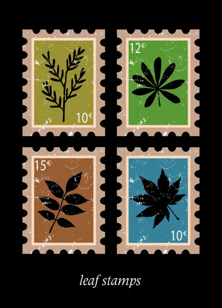 Вектор почтовых марок — стоковый вектор