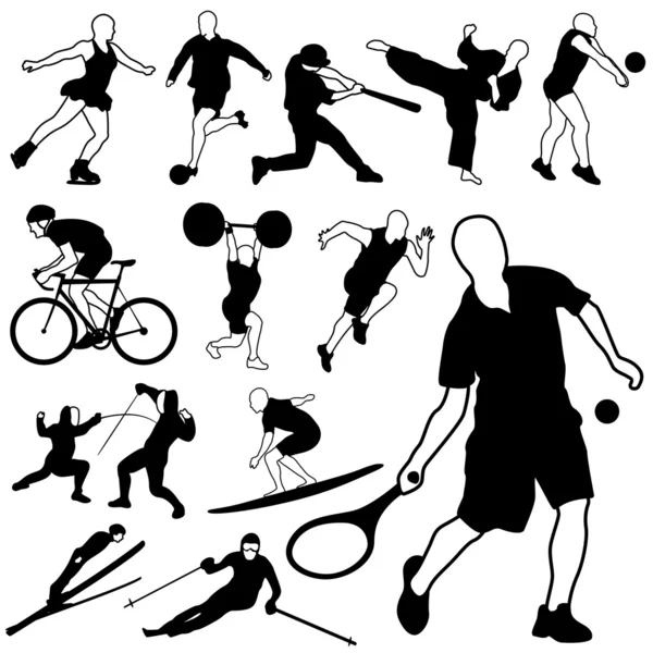 Αθλητισμός εικόνες — Διανυσματικό Αρχείο