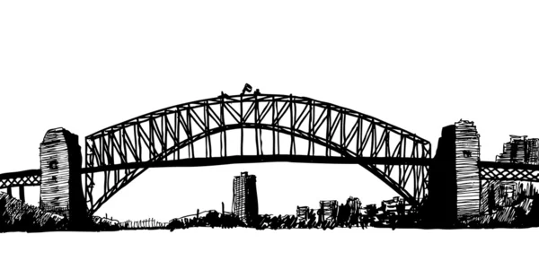 Сиднейский мост — стоковый вектор