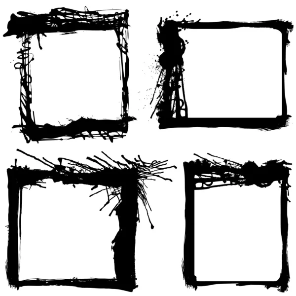 Cadres Grunge — Image vectorielle
