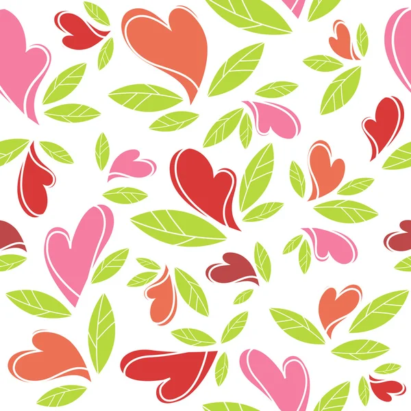 Motif décoratif coeur — Image vectorielle