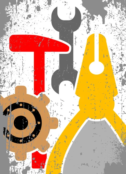 Werkzeuge Hintergrund — Stockvektor