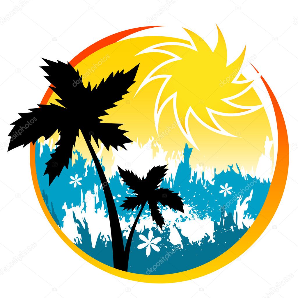 Tropical summer design