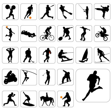 Big set of sport clipart