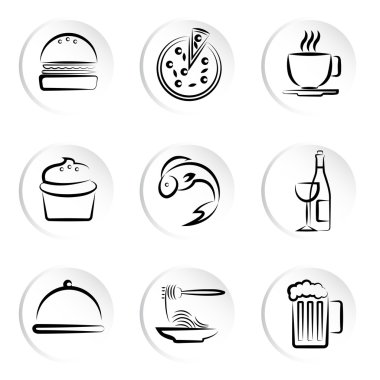 Foods icons clipart