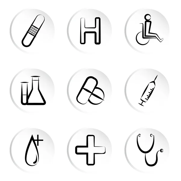 Medical icons — Stock Vector