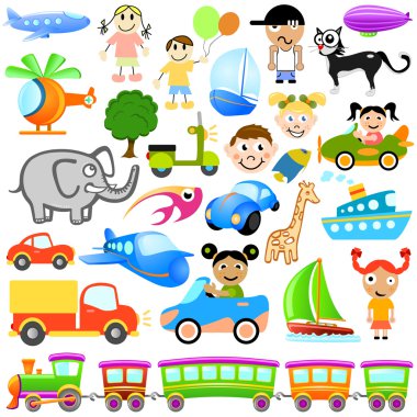 Cartoon design element clipart