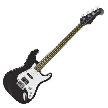 Bass guitar clipart