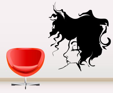 Wall decoration clipart