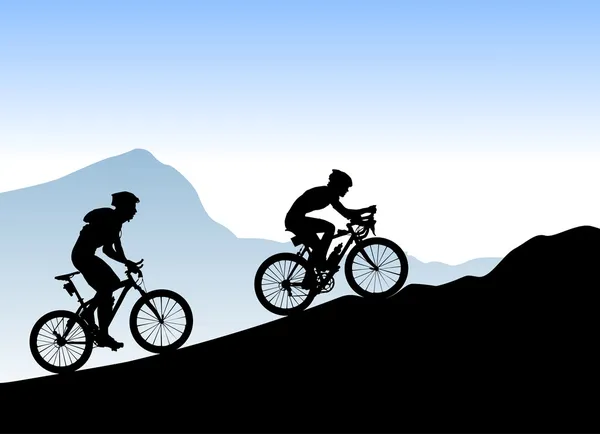 Bikers arrière-plan — Image vectorielle