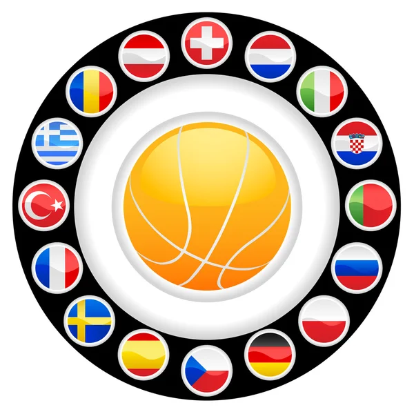 Basketball championship — Stock Vector