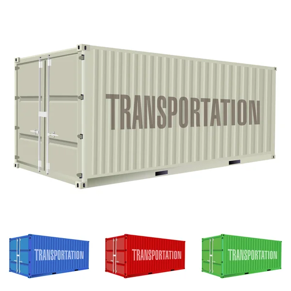 Freight container — Stock Vector