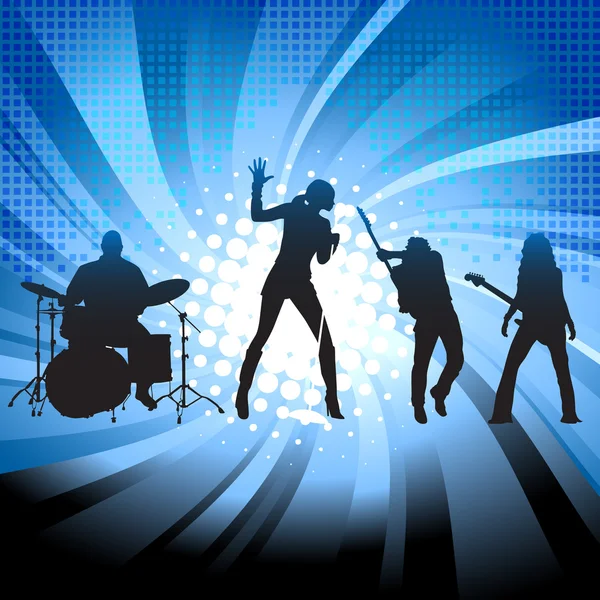 Musical Group — Stock Vector