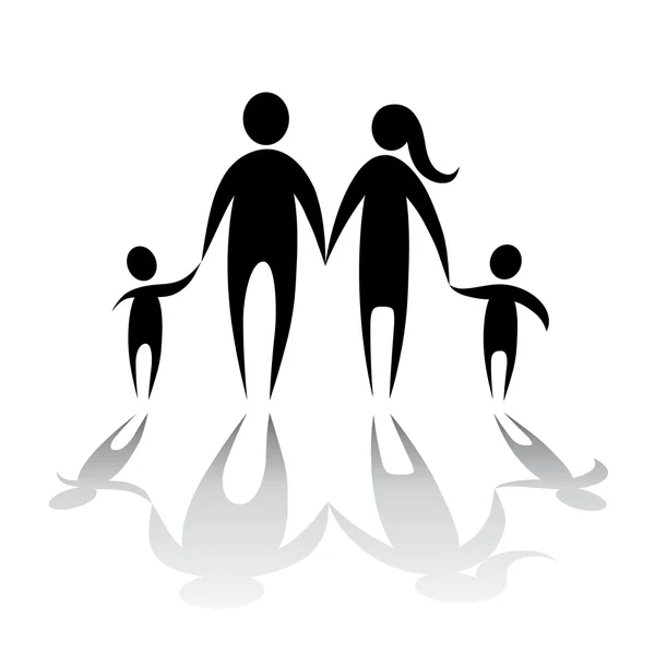 Simbolo della famiglia — Vettoriale Stock
