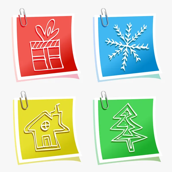 Symbole Bożego Narodzenia — Wektor stockowy