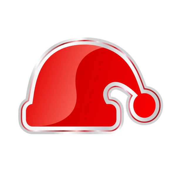 Chapeau Père Noël — Image vectorielle