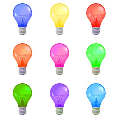 Light bulbs clipart