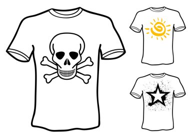 T shirt designs clipart