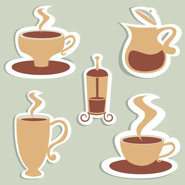Kahvivektori — vektorikuva