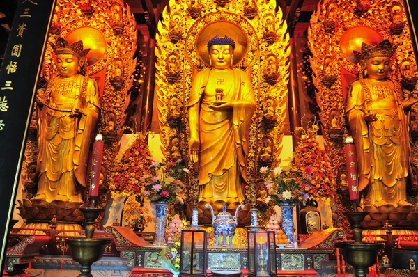 stock image Chinese buddhist shrine