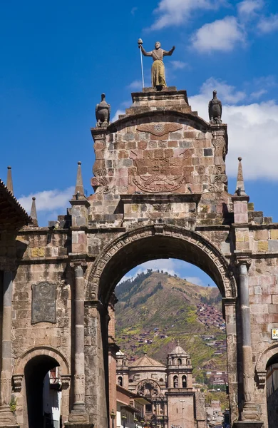 Cusco kerk van san francisco — Stockfoto