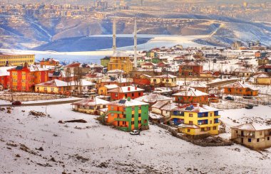 Ankara in snow clipart