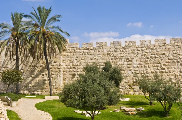 Muralha de jerusalem — Fotografia de Stock