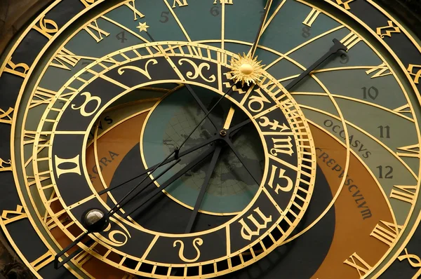 Astronomiska klockan-Prag — Stockfoto
