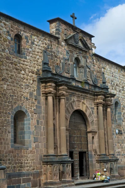 Cusco kerk van santo domingo — Stockfoto