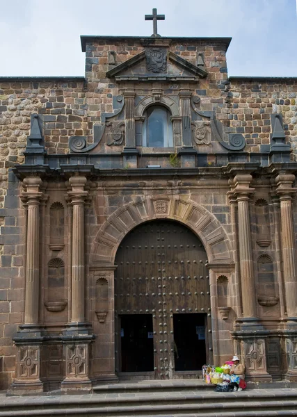 Cusco chiesa di Santo Domingo — Foto Stock