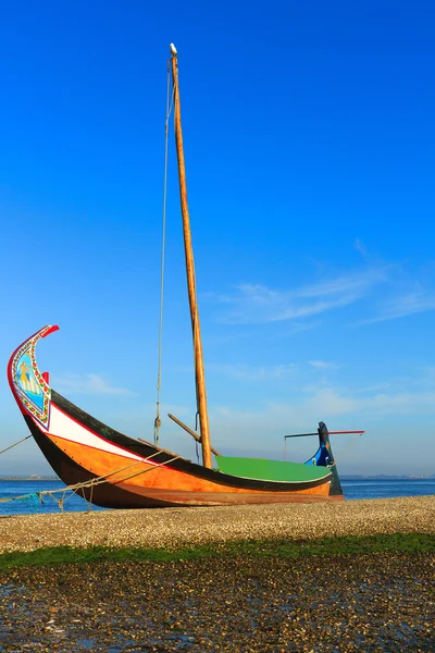 Moliceiro- typical boat — Stock Photo, Image