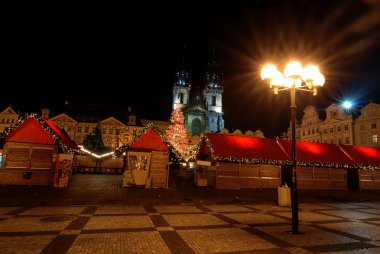 Christmas in Prague clipart