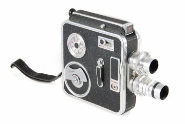Vintage video camera clipart