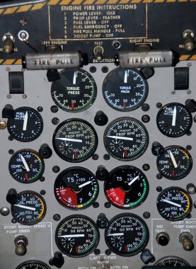 Airplaine cockpit clipart