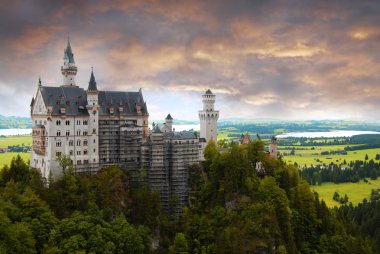 Castle Neuschwanstein clipart