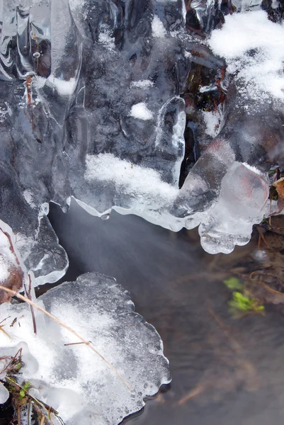 Ледовый ручей — стоковое фото
