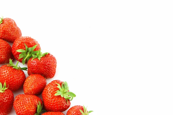 Viele Erdbeeren Früchte — Stockfoto