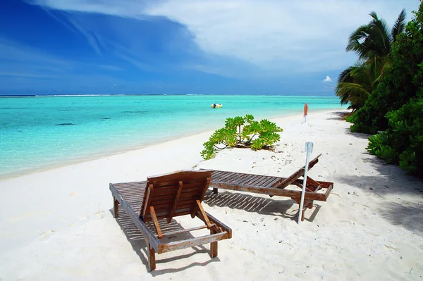 Malediven-Strand — Stockfoto